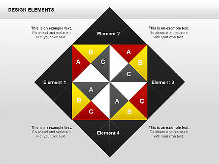 Design Elements Shapes, Slide 4, 00412, Matrix Charts — PoweredTemplate.com