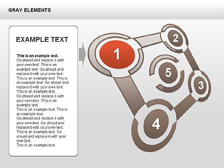 Formes et graphiques, Diapositive 5, 00415, Schémas de procédés — PoweredTemplate.com