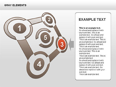 Bentuk Dan Grafik, Slide 7, 00415, Diagram Proses — PoweredTemplate.com