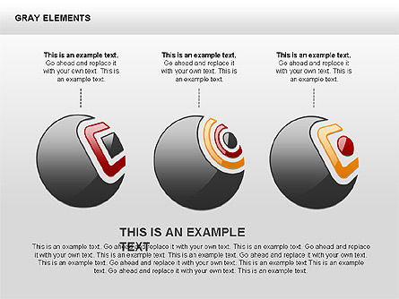 Formas y diagramas RSS-Style, Diapositiva 7, 00416, Diagramas de la etapa — PoweredTemplate.com