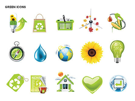 エコロジーの形と図, スライド 17, 00417, 図形 — PoweredTemplate.com