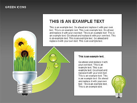 Formas y diagramas ecológicos, Diapositiva 19, 00417, Formas — PoweredTemplate.com
