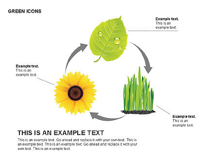 エコロジーの形と図, スライド 3, 00417, 図形 — PoweredTemplate.com