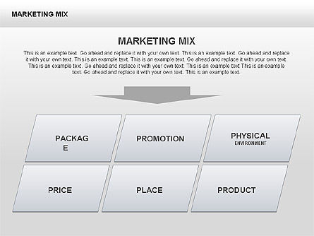 Grafik Pemasaran, Slide 14, 00419, Bagan Matriks — PoweredTemplate.com