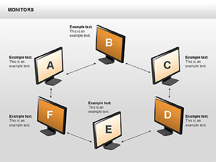 Monitorare le forme e diagrammi, Slide 12, 00420, Forme — PoweredTemplate.com