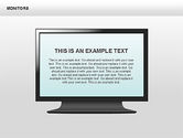 Monitor Shapes and Diagrams - Free Presentation Template for Google ...