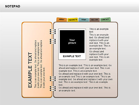 Formas y Diagramas de Jotter, Diapositiva 6, 00421, Formas — PoweredTemplate.com