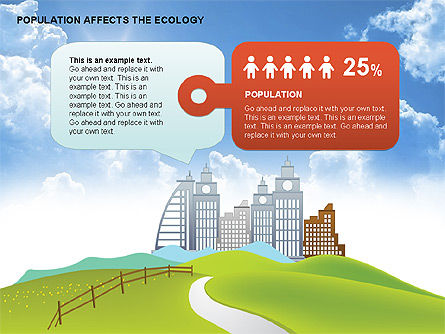 Diagramas de Población y Ecología, Diapositiva 3, 00425, Plantillas de presentación — PoweredTemplate.com