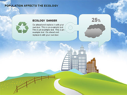 Popolazione e ecologia diagrammi, Slide 6, 00425, Modelli Presentazione — PoweredTemplate.com