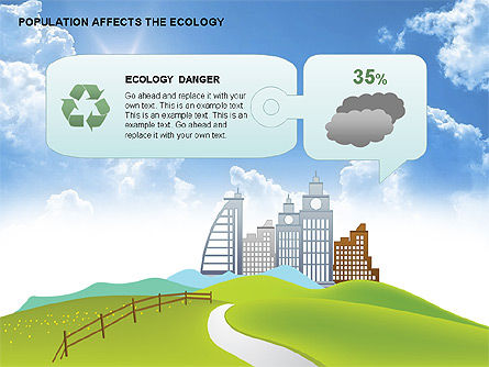 Diagramas de Población y Ecología, Diapositiva 8, 00425, Plantillas de presentación — PoweredTemplate.com