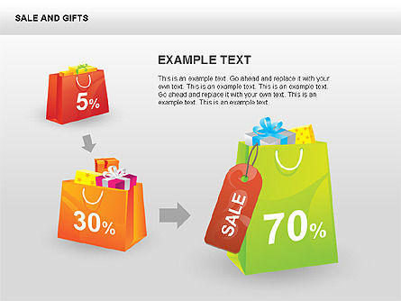 Sale and Gifts Shapes, Slide 9, 00427, Shapes — PoweredTemplate.com