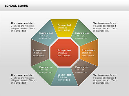 School Board with Globe Diagrams, Slide 11, 00428, Education Charts and Diagrams — PoweredTemplate.com
