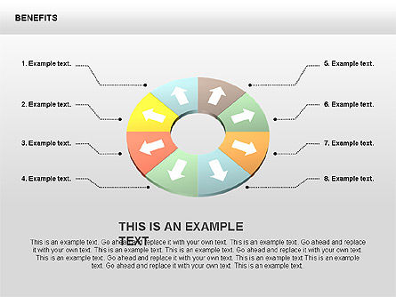 Benefits diagrams, Deslizar 10, 00429, Modelos de Negócio — PoweredTemplate.com