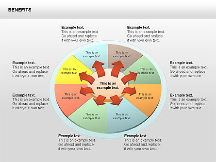 Manfaat Diagram, Slide 13, 00429, Model Bisnis — PoweredTemplate.com