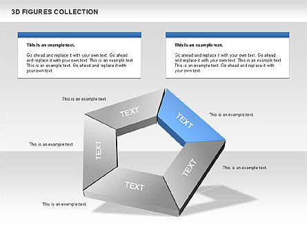 Collection de chiffres 3d, Diapositive 4, 00432, Formes — PoweredTemplate.com