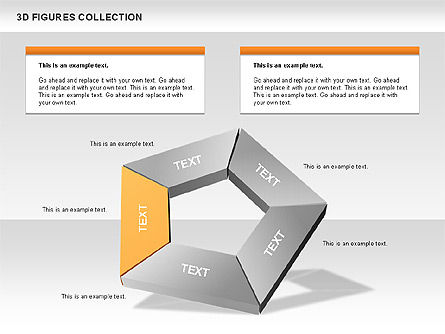 Collection de chiffres 3d, Diapositive 7, 00432, Formes — PoweredTemplate.com