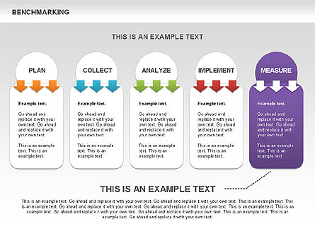 Diagrammi di benchmarking colorate, Slide 12, 00437, Modelli di lavoro — PoweredTemplate.com