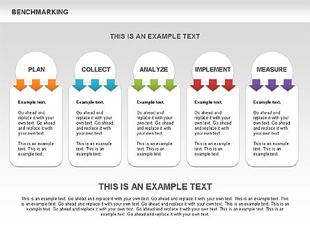 Diagrammi di benchmarking colorate, Slide 7, 00437, Modelli di lavoro — PoweredTemplate.com