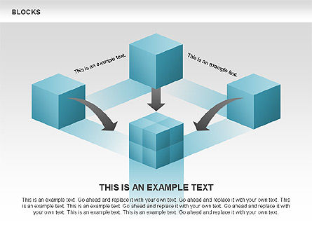 Gráficos de bloques, Diapositiva 10, 00438, Modelos de negocios — PoweredTemplate.com