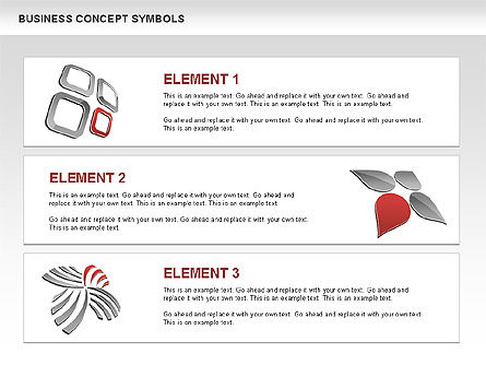 Conceptos de negocio formas y gráficos, Diapositiva 10, 00439, Formas — PoweredTemplate.com