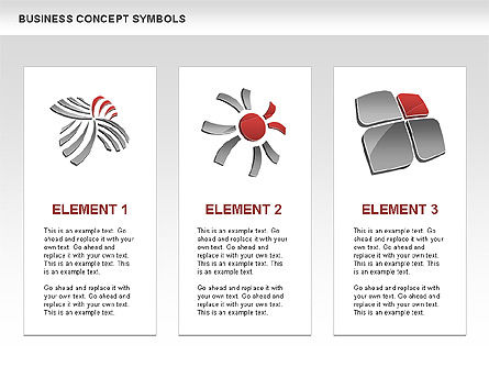 Business Concept Shapes and Charts, Slide 6, 00439, Shapes — PoweredTemplate.com