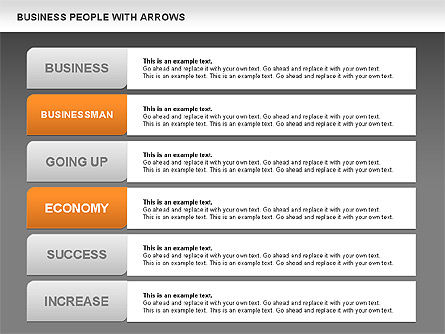 Diagrammes de silhouettes d'entreprise, Diapositive 14, 00441, Modèles commerciaux — PoweredTemplate.com