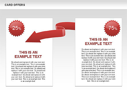 La tarjeta ofrece formas, Diapositiva 15, 00443, Formas — PoweredTemplate.com
