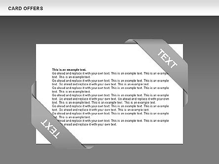 カードは形を提供する, スライド 16, 00443, 図形 — PoweredTemplate.com