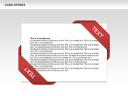 La tarjeta ofrece formas, Diapositiva 2, 00443, Formas — PoweredTemplate.com