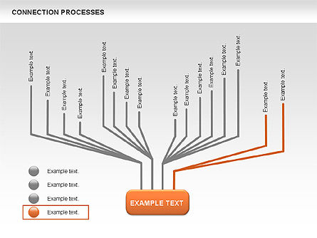 Connection Processes Diagram, Slide 5, 00445, Process Diagrams — PoweredTemplate.com