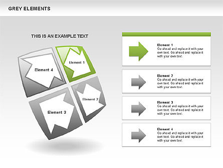 形状集合, 免费 PowerPoint模板, 00452, 形状 — PoweredTemplate.com