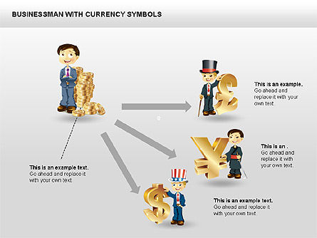 Currency and Businessman Icons, Slide 5, 00453, Icons — PoweredTemplate.com