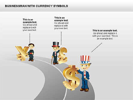 Iconos de moneda y empresario, Diapositiva 6, 00453, Iconos — PoweredTemplate.com