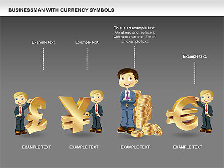 货币和商人图标, 幻灯片 7, 00453, 图标 — PoweredTemplate.com