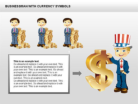 Währung und Geschäftsmann Symbole, Folie 9, 00453, Icons — PoweredTemplate.com