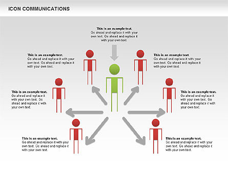 Icônes de risque et de leadership, Diapositive 11, 00454, Icônes — PoweredTemplate.com