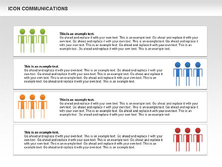 Icônes de risque et de leadership, Diapositive 12, 00454, Icônes — PoweredTemplate.com