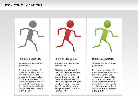 Icone di rischio e di leadership, Slide 7, 00454, icone — PoweredTemplate.com