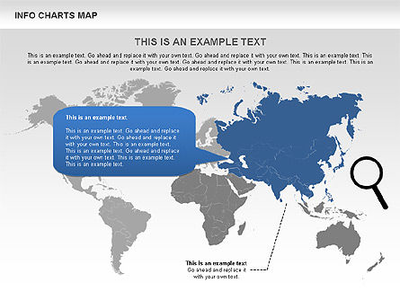 World diagramas de mapa, Deslizar 10, 00456, Modelos de Apresentação — PoweredTemplate.com
