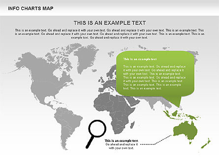 World diagramas de mapa, Deslizar 12, 00456, Modelos de Apresentação — PoweredTemplate.com