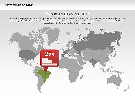 World Map Diagrams, Slide 2, 00456, Presentation Templates — PoweredTemplate.com