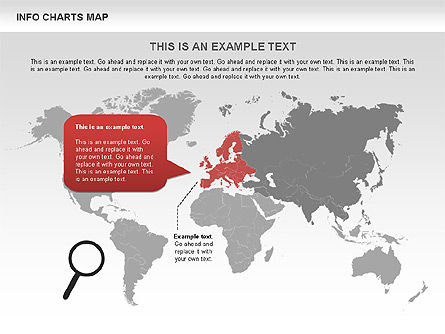Diagramas de mapa mundial, Diapositiva 9, 00456, Plantillas de presentación — PoweredTemplate.com