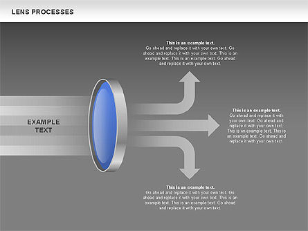 Diagramas de proceso de lente, Diapositiva 13, 00457, Diagramas y gráficos educativos — PoweredTemplate.com