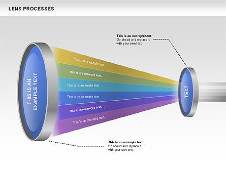 Diagramas de proceso de lente, Diapositiva 9, 00457, Diagramas y gráficos educativos — PoweredTemplate.com