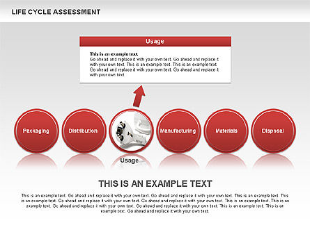 Life Cycle Assessment Diagrams with Photos, Slide 12, 00458, Process Diagrams — PoweredTemplate.com