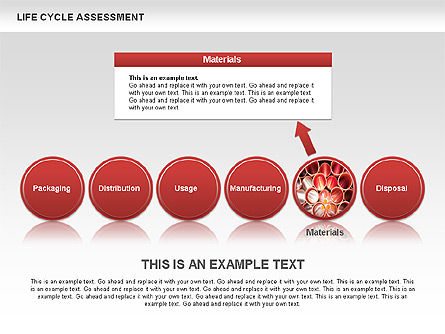 Life Cycle Assessment Diagrams with Photos, Slide 14, 00458, Process Diagrams — PoweredTemplate.com