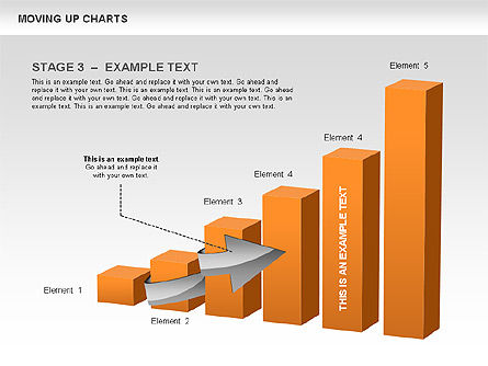차트 이동하기, 슬라이드 4, 00461, 비즈니스 모델 — PoweredTemplate.com