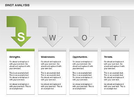 Schéma de processus d'analyse Swot, Diapositive 7, 00465, Modèles commerciaux — PoweredTemplate.com