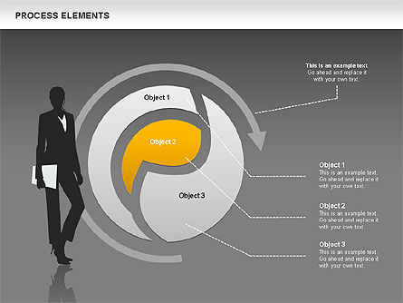Werkwijze stelt diagrammen, Dia 18, 00466, Businessmodellen — PoweredTemplate.com