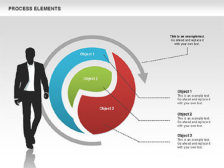 Diagramas de conjuntos de procesos, Diapositiva 9, 00466, Modelos de negocios — PoweredTemplate.com